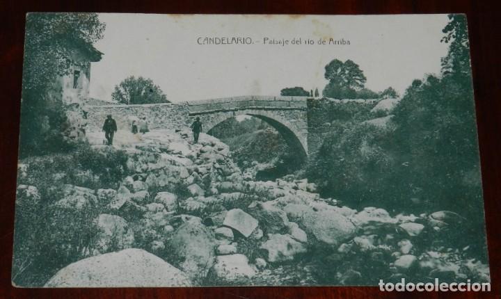 Postales: CANDELARIO (SALAMANCA), PAISAJE DEL RIO DE ARRIBA, CASTA&Ntilde;EIRA, SIN CIRCULAR