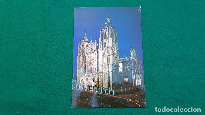 Postales: POSTAL CATEDRAL DE LEON (1970) - Foto 1