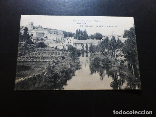 Postales: SEGOVIA PASEO DEL ERESMA Y CASA DE LA MONEDA ED. HAUSER Y MENET - Foto 1