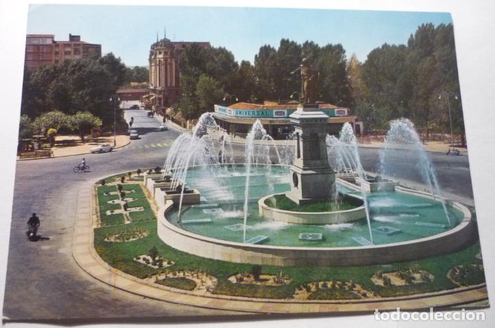 Postales: postal leon pl.Guzman el bueno.-circulada