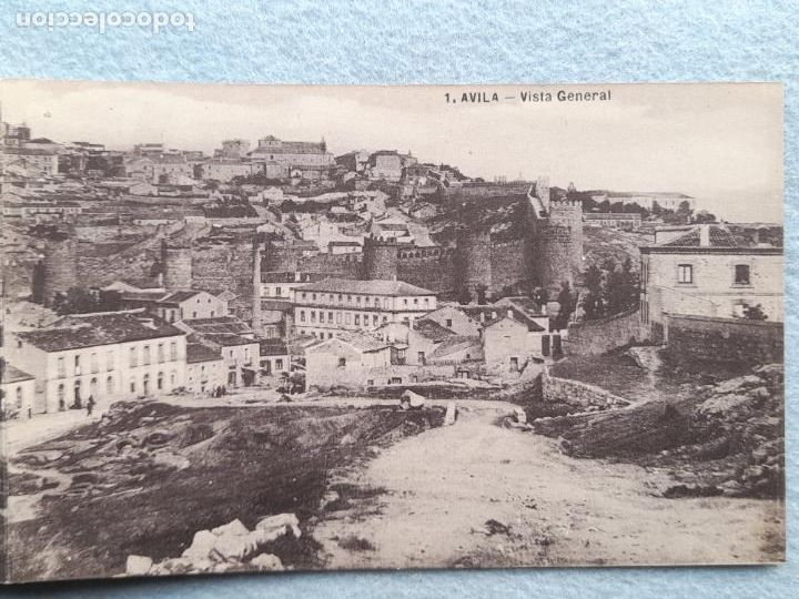 Postales: Avila. Vista general. Postal Doble. - Foto 2