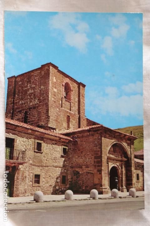Postales: 181 CASTILLA LEON LEON COLEGIATA NTRA SRA DE ARBAS PUERTO DE PAJARES - ED. HIJOS DE F. ALONSO1974