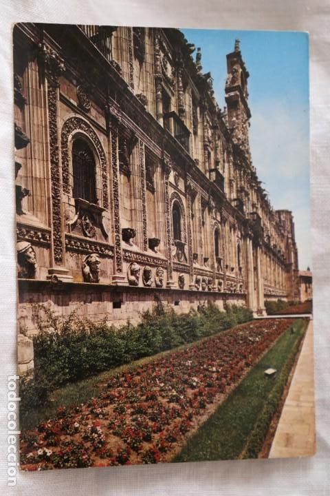Postales: 2030 LEON HOSTAL DE SAN MARCOS FACHADA CIRCULADA 1975