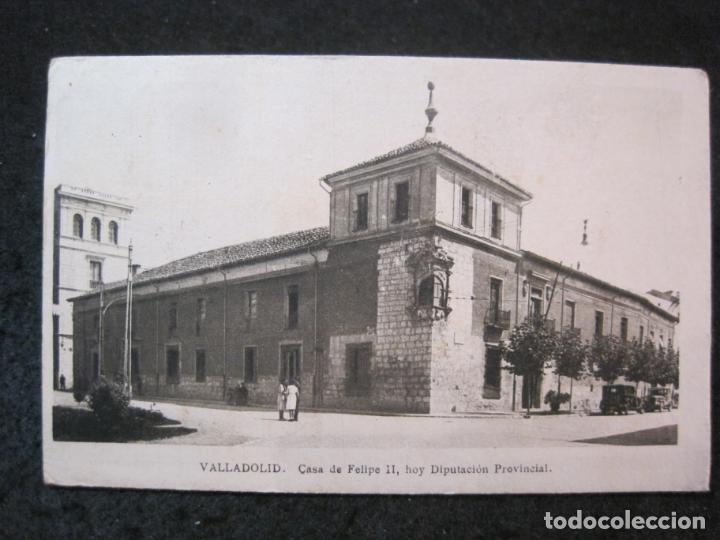 Postales: VALLADOLID-CASA DE FELIPE II-EDICION M.ARRIBAS-POSTAL ANTIGUA-(84.396)