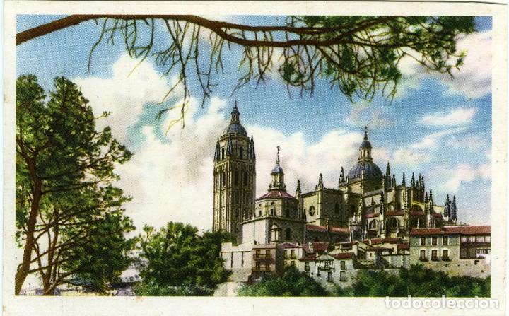 Postales: N&ordm; 13-SEGOVIA. La Catedral (vista tomada desde el pinar). Sin circular. ED. GARC&Iacute;A GARRABELLA