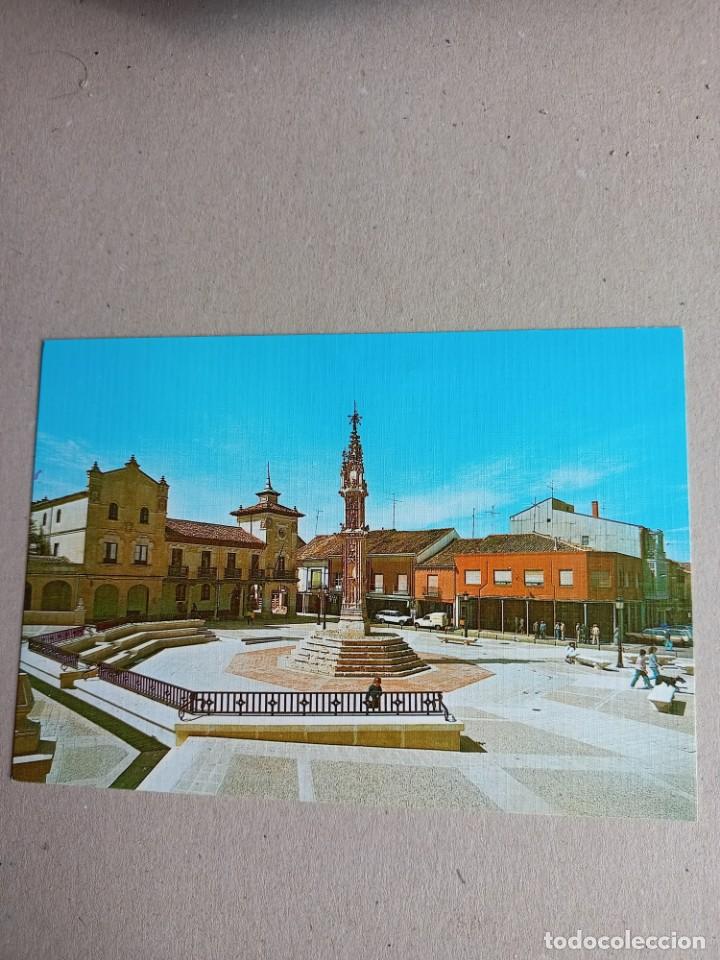 Postales: Postal de Villalon de Campos-Valladolid &rdquo;Monumento Nacional El Rollo y Ayuntamiento&rdquo; Ed.Sicilia