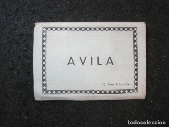 Postales: AVILA-MINI BLOC CON 10 FOTOGRAFIAS ANTIGUAS-M.ARRIBAS-VER FOTOS-(85.144)