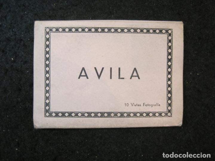 Postales: AVILA-MINI BLOC CON 10 FOTOGRAFIAS ANTIGUAS-M.ARRIBAS-VER FOTOS-(85.145)