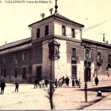 Postales: VALLADOLID - CASA DE FELIPE II - FOTOTIPIA DE HAUSER Y MENET - MADRID