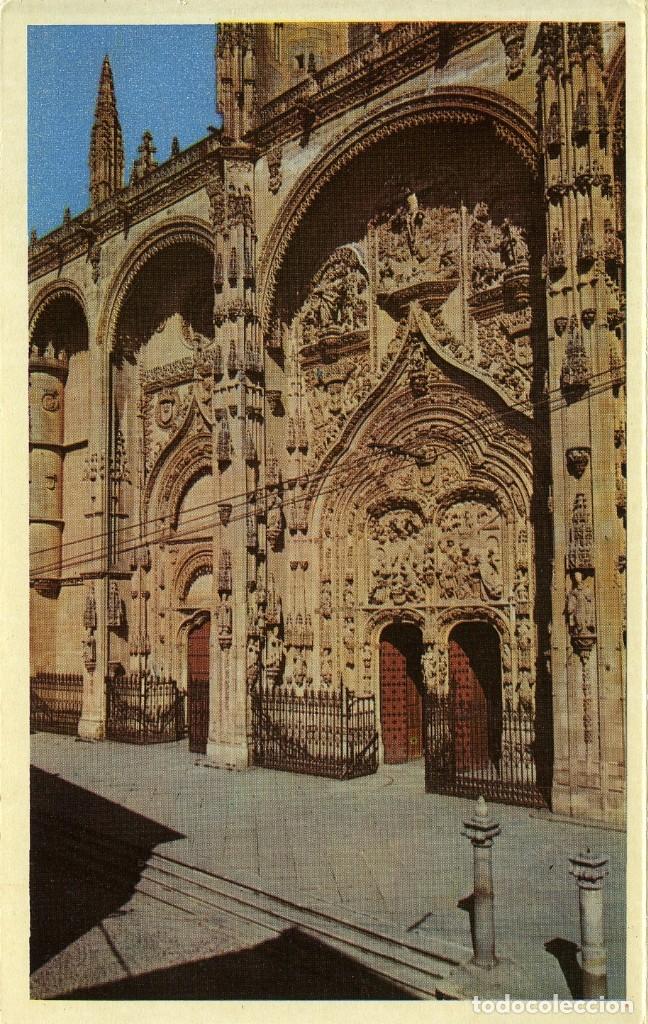 Postales: N&ordm; 18-SALAMANCA. Fachada de la Catedral Nueva. Sin circular. ED. HELIOTIPIA ART&Iacute;STICA ESPA&Ntilde;OLA
