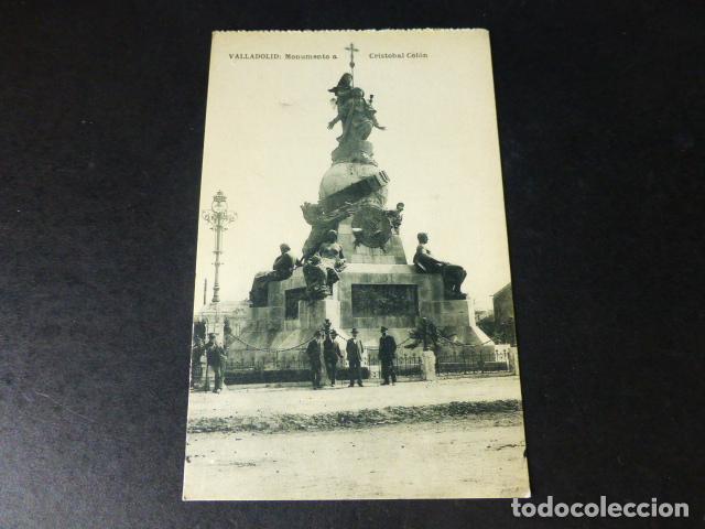 Postales: VALLADOLID MONUMENTO A CRISTOBAL COLON - Foto 1