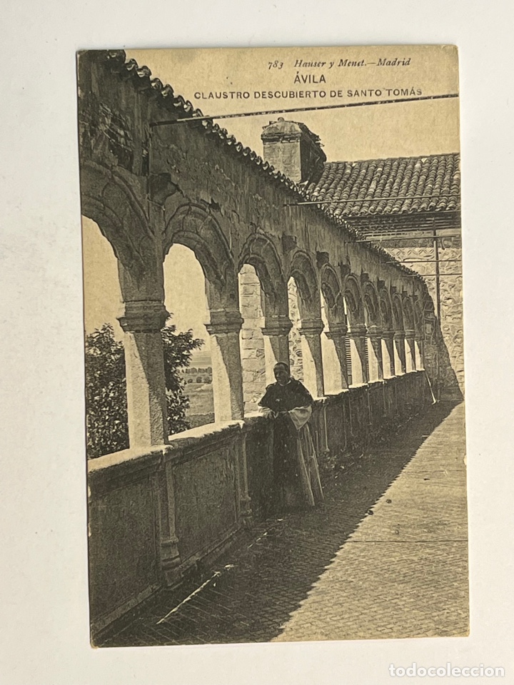 Postales: AVILA, Postal No.783, Claustro cubierto de Santo Tomas. Fototipia Hauser y Menet(h.1910?) S/C