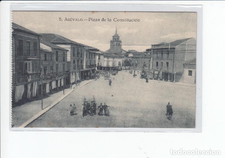 Postales: AR&Eacute;VALO (AVILA).- PLAZA DE LA CONSTITUCI&Oacute;N
