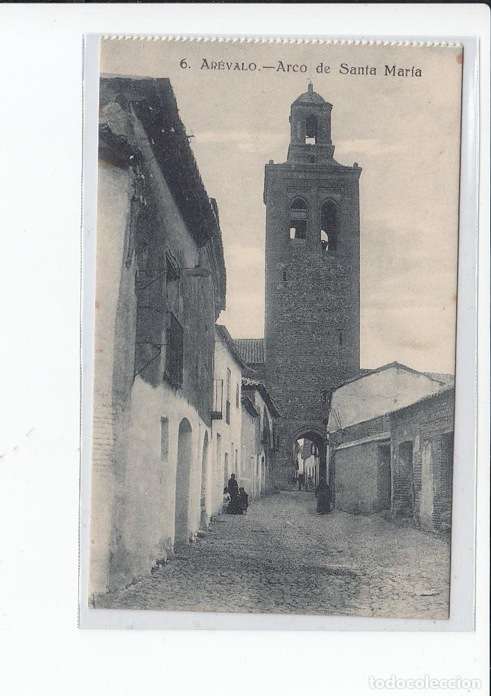 Postales: AR&Eacute;VALO (AVILA).- ARCO DE SANTA MAR&Iacute;A