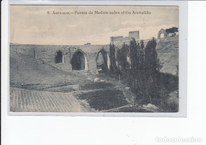 Postales: AR&Eacute;VALO (AVILA).- PUENTE DE MEDINA SOBRE EL R&Iacute;O AREVALILLO