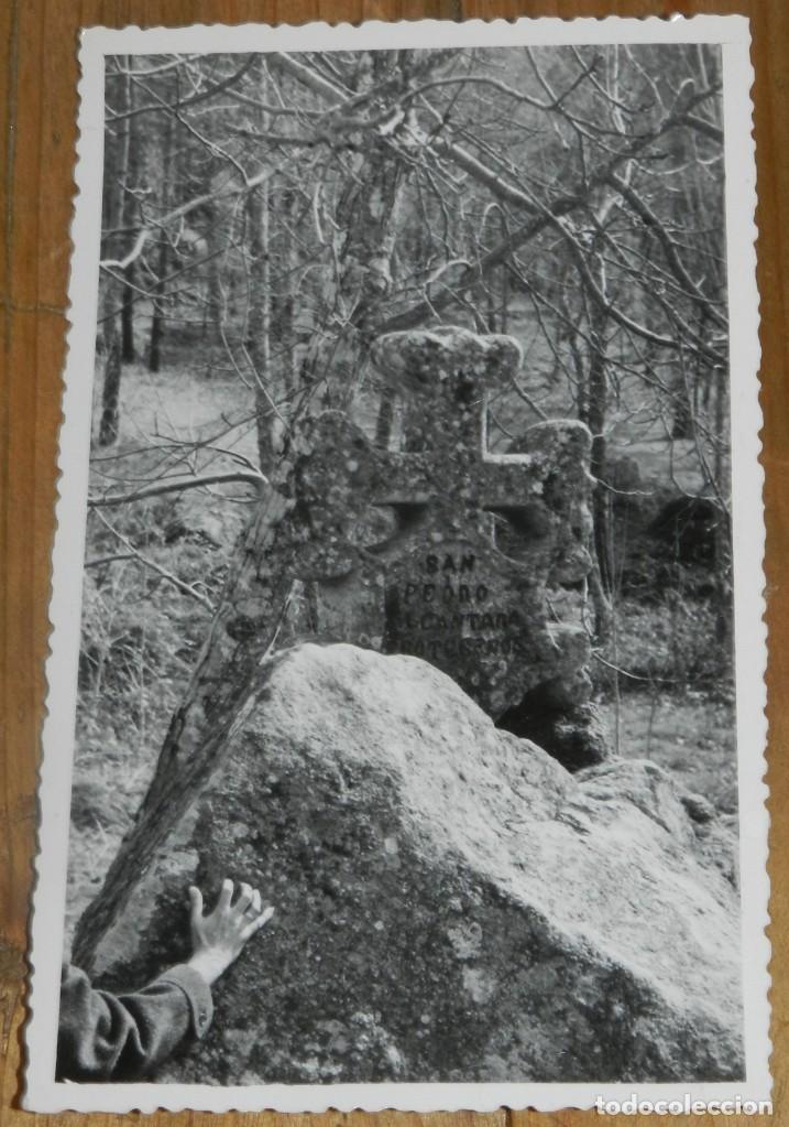 Postales: FOTO POSTAL DE ARENAS DE SAN PEDRO (AVILA), CAMINO DEL SANTUARIO, PIEDRA DEL SANTO, ORIGINAL SERRANO