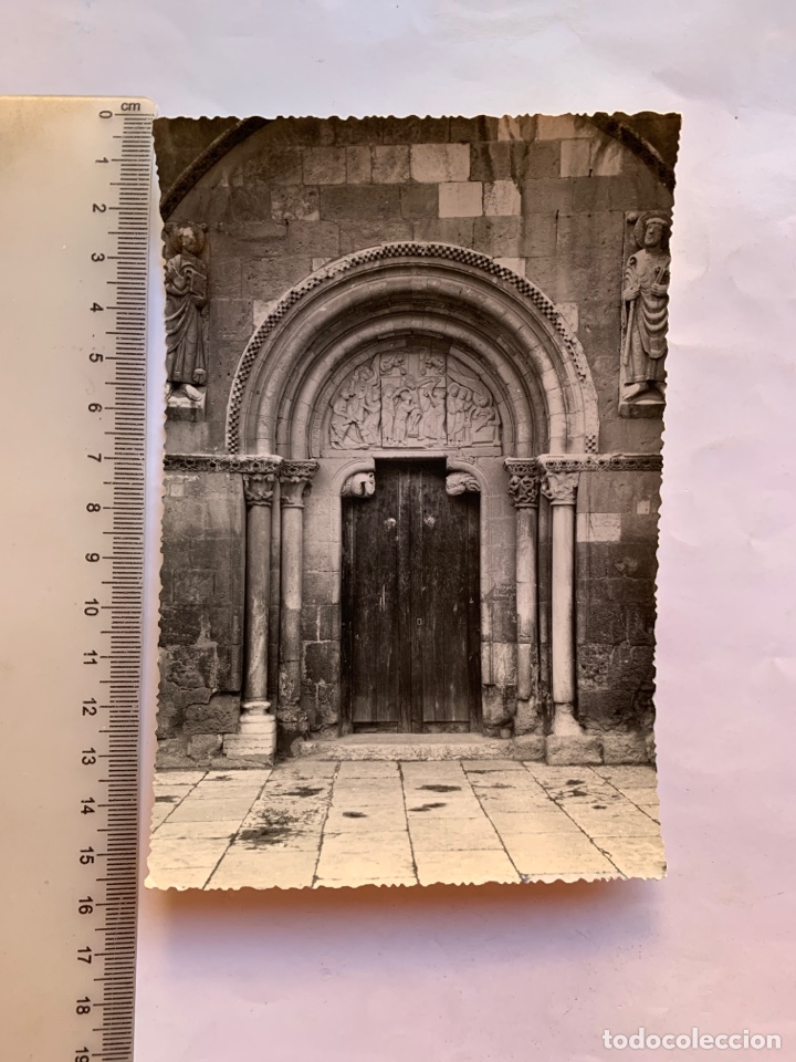 Postales: POSTAL. REAL COLEGIATA DE S. ISIDORO. LEON. PUERTA DEL PERD&Oacute;N. EDICION DEL ILMO. CABILDO COLEGIAL.