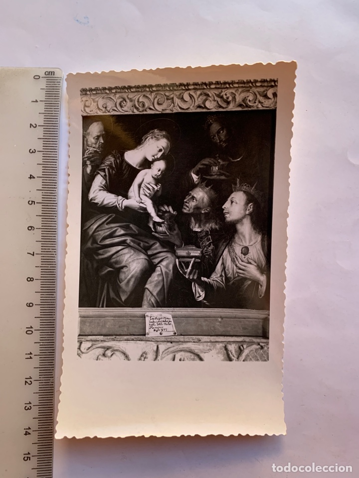 Postales: POSTAL. LEON. BIBLIOTECA. ADORACI&Oacute;N REYES MAGOS, AUTOR PEDRO CAMPA&Ntilde;A. EXAKTA.