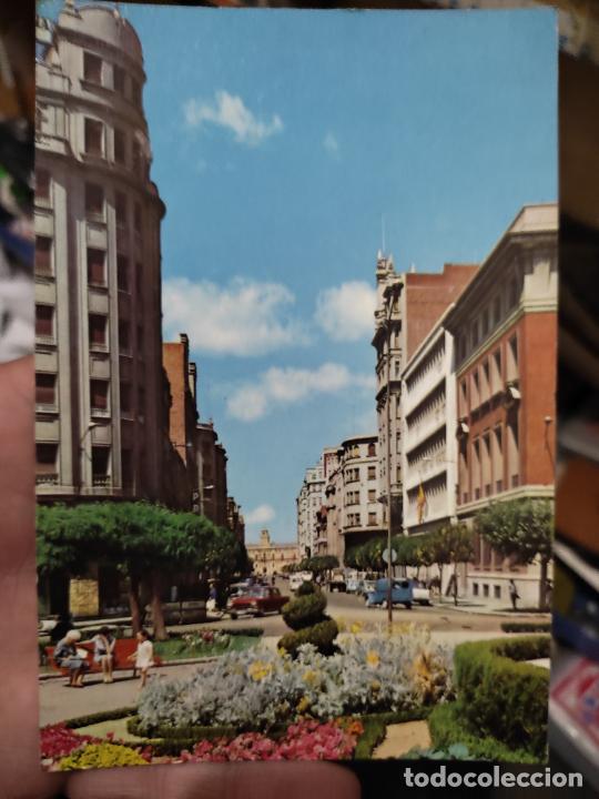 Postales: LEON AVENIDA JOSE ANTONIO EX RINCON 6533 ESCRITA CASTILLA LEON ANIMADA