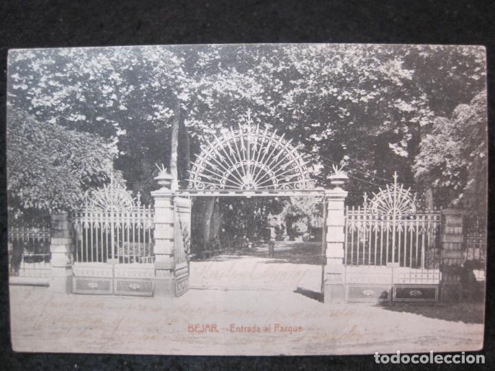 Postcards: BEJAR-ENTRADA AL PARQUE-FOTPI CASTA&Ntilde;EIRA-POSTAL ANTIGUA-(86.463)