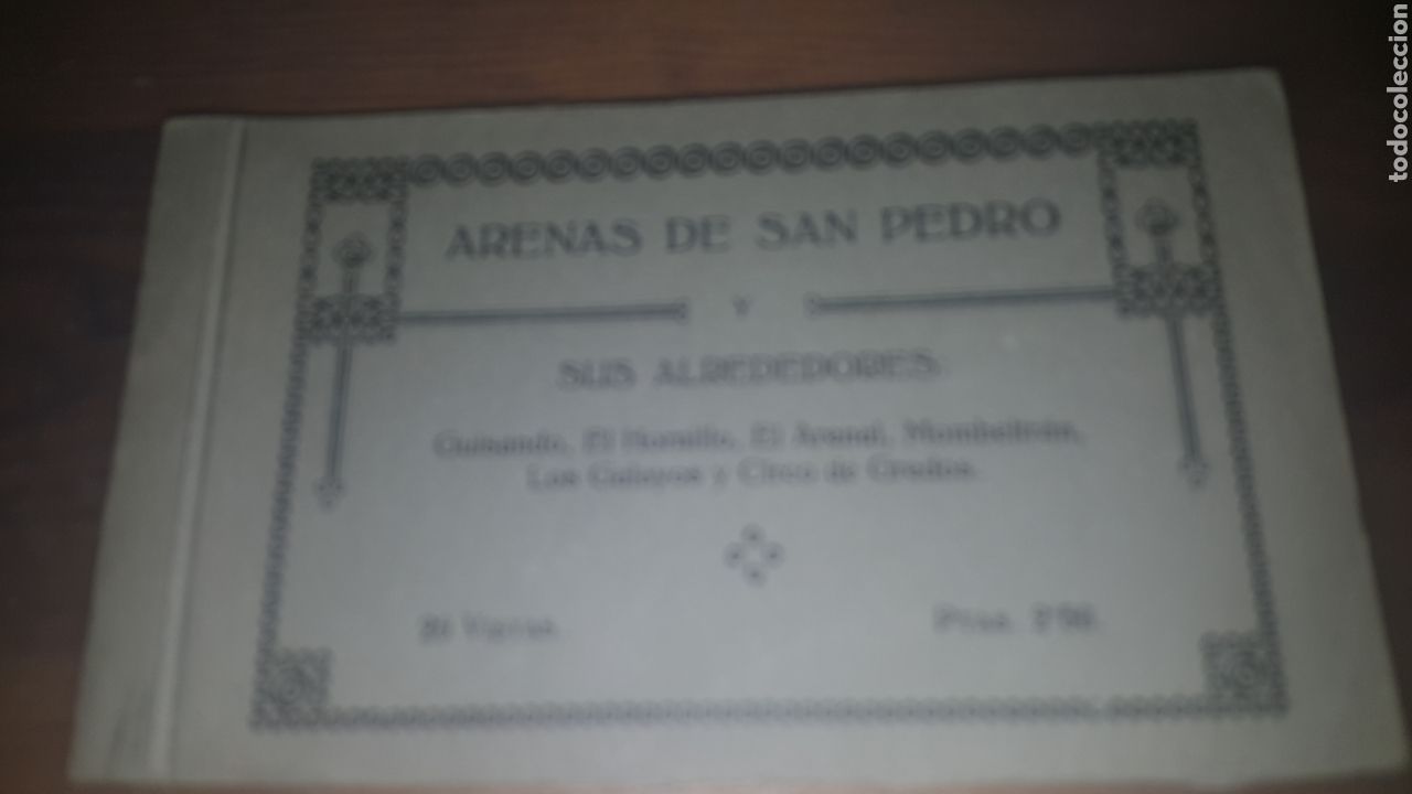 Postales: BLOC CUADERNILLO 20 POSTALES ARENAS DE SAN PEDRO Y SUS ALREDEDORES (conserva 11 )