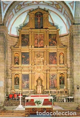 Postales: Cebreros - 14 Iglesia de Santiago Ap&oacute;stol - Retablo