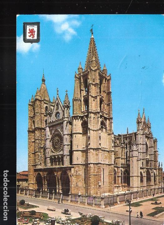 Postales: Catedral de Le&oacute;n. Sellada. - Foto 1