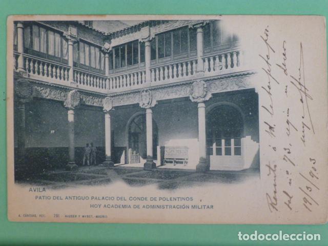 Postales: AVILA PATIO DEL ANTIGUO PALACIO DEL CONDE DE POLENTINOS
