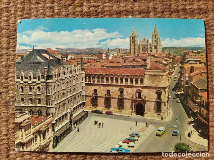 Postales: LEON - PLAZA DE SAN MARCELO