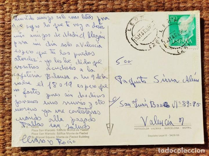 Postales: LEON - PLAZA DE SAN MARCELO - Foto 2