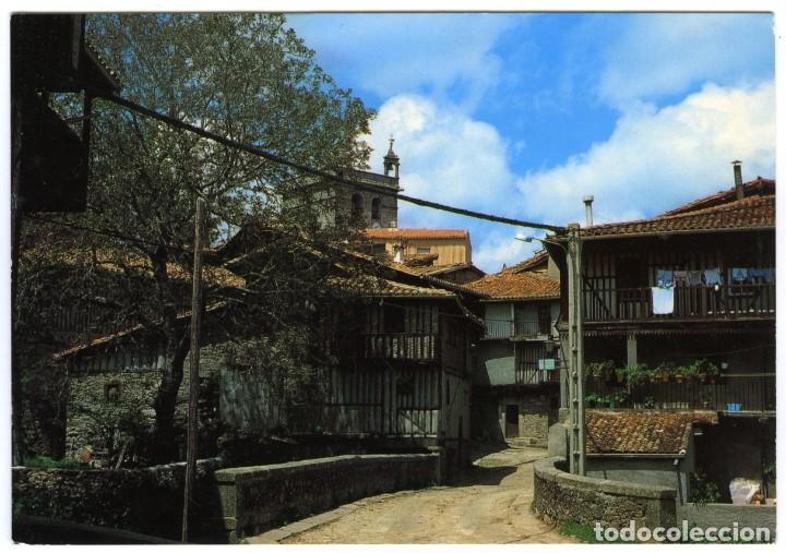 Postales: N&ordm; 184-LA ALBERCA. Salamanca. El puente. Circulada en 1991. EDITORIAL STUDIO