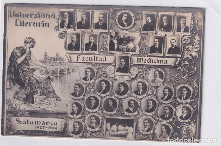 Postkarten: Postal fotogr&aacute;fica Universidad literaria Salamana 1907 - 1914 Facultad medicina.