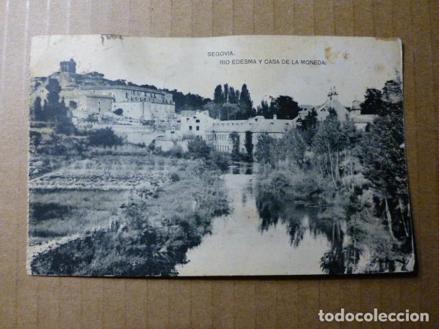 Postales: SEGOVIA RIO ERESMA Y CASA DE LA MONEDA - Foto 1