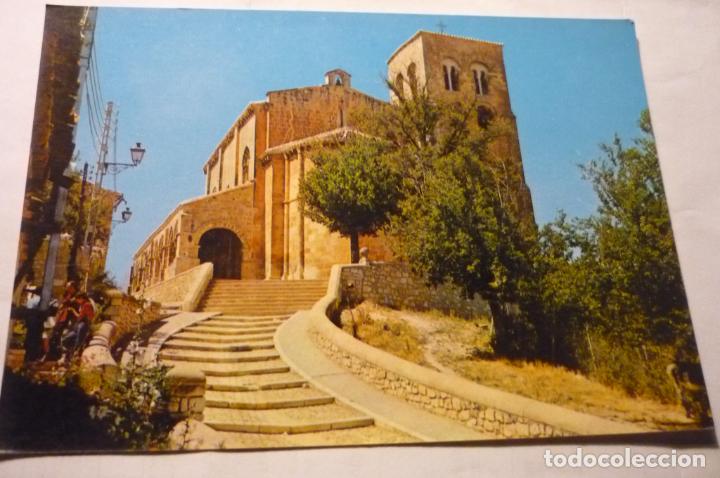 Postales: postal sepulveda.-iglesia romanica el salvador