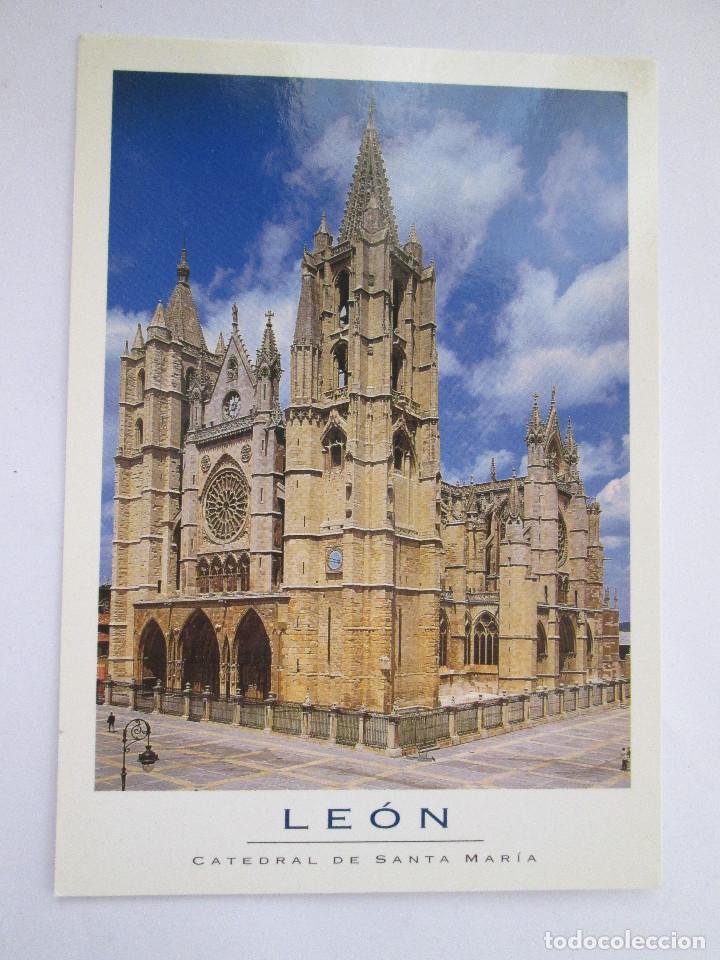 Postales: POSTAL LEON - CATEDRAL DE SANTA MARIA - 2002 - EDILESA 42 - SIN CIRCULAR