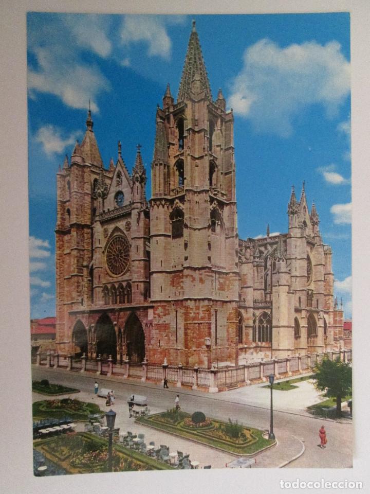 Postales: POSTAL LEON - LA CATEDRAL - 1961 - arribas 2005 - SIN CIRCULAR