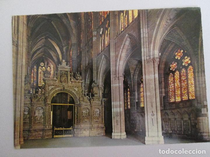 Postales: POSTAL LEON - CATEDRAL NAVE CENTRAL - 1970 - ALONSO 61 - SIN CIRCULAR