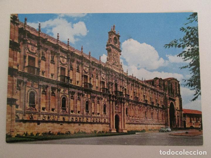 Postales: POSTAL LEON - SAN MARCOS FACHADA PRINCIPAL - 1967 - GARCIA GARRABELLA 54 - CIRCULADA