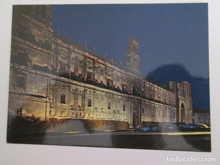 Postales: POSTAL LEON - HOSTAL SAN MARCOS FACHADA PRINCIPAL - 1975 - ALONSO 60 - SIN CIRCULAR