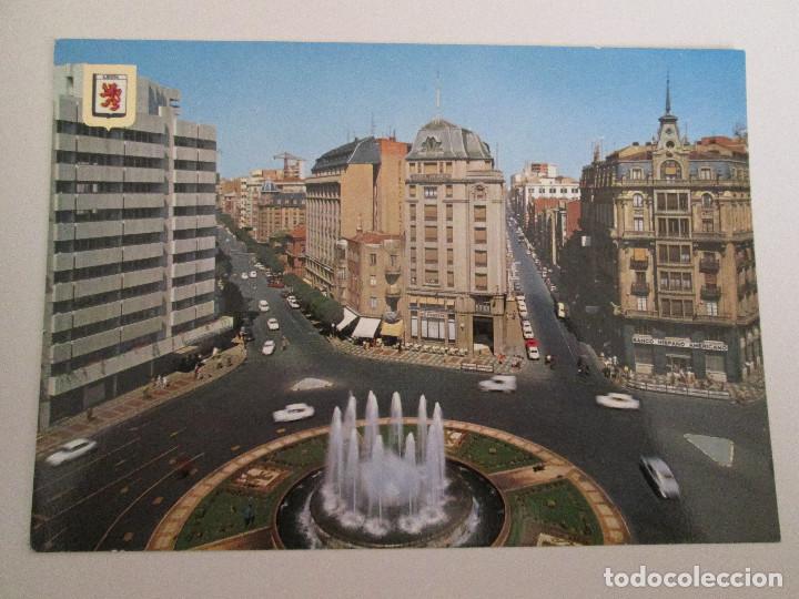 Postales: POSTAL LEON - PLAZA DE SANTO DOMINGO - 1970 - SUBIRATS CASANOVAS 6 - SIN CIRCULAR