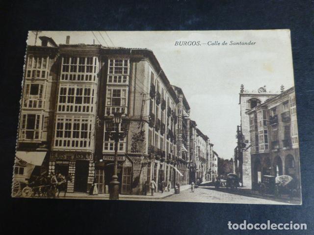 Postales: BURGOS CALLE DE SANTANDER - Foto 1