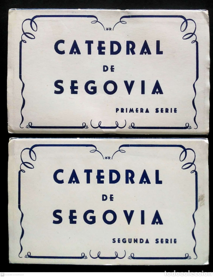 Postales: Postales de la Catedral de Segovia. Primera y segunda serie. Edici&oacute;n Catedral de Segovia.