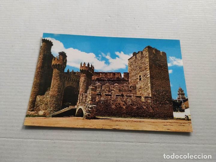 Postales: LE&Oacute;N - POSTAL PONFERRADA - CASTILLO DE LOS TEMPLARIOS - Foto 1