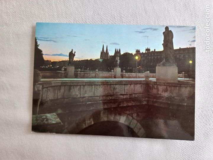 Cartes Postales: N&ordm; 25 BURGOS PUENTE DE SAN PABLO. ATARDECER. EDICIONES INTER A&Ntilde;OS 60 POSTAL S/C