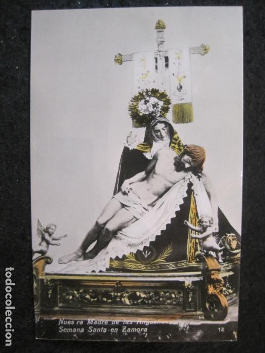 Postales: SEMANA SANTA EN ZAMORA-MADRE DE LAS ANGUSTIAS-COL&middot;GARCIA HERMANOS-SERIE D-POSTAL ANTIGUA-(91.472)