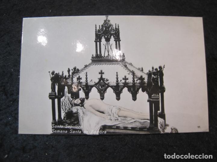 Postales: SEMANA SANTA EN ZAMORA-SANTO SEPULCRO-COL&middot;GARCIA HERMANOS-SERIE D-POSTAL ANTIGUA-(91.475)