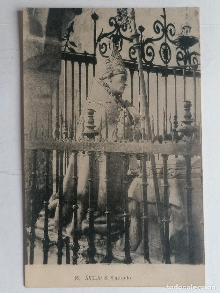 Postales: ANTIGUA POSTAL AVILA, S. SEGUNDO, N&ordm; 18 FOTOTIPIA DE HAUSER Y MENET