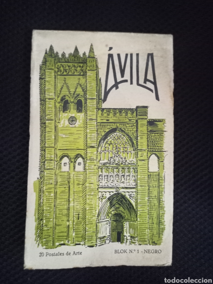 Postales: LOTE DE 20 POSTALES DE ARTE DE AVILA. L. ROISIN FOTOGRAFO. BLOK N&ordm; 1 BISTRE.