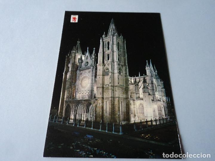 Postales: 29 LEON CATEDRAL NOCTURNA ED SUBIRATS