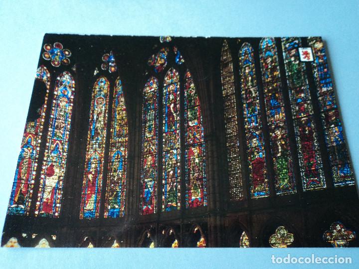 Postales: 41 LEON CATEDRAL VIDRIERAS ED SUBIRATS